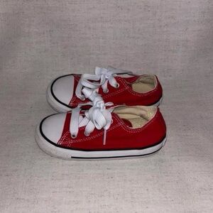 Converse Kids Sneakers in Red and White